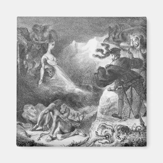 Aimant Faust et Mephistopheles aux sorcières (Devant)