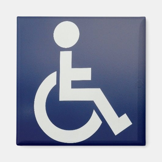 Aimant Fauteuil roulant magnétique (Devant)