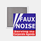 Aimant Faux Bruit au service du programme d'entreprise (Recto/Verso)