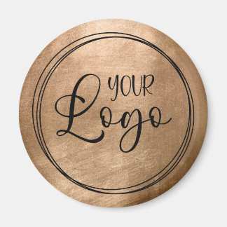 Aimant Faux Copper Gold Foil Your Logo