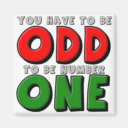 Aimant Faux D'Être Numéro Un Amant De Réfrigérateur Drôle (Devant)