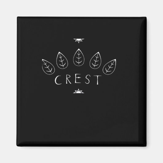 Aimant (Faux Groupe) Classique Cottagecore (Devant)
