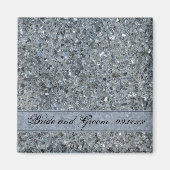 Aimant Faux Sparkle Mariage (Devant)