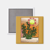 Aimant faux verre de poire (Recto/Verso)
