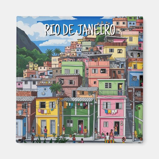 Aimant Favelas à Rio de Janeiro (Devant)