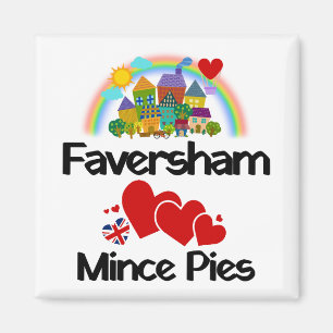 Aimant Faversham, Kent UK Aime Les Mince Pies