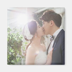 Aimant Faveur de mariage photo personnalisée