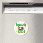 Aimant Fayetteville Rocks ! (green) (In Situ (Lave-vaisselle))