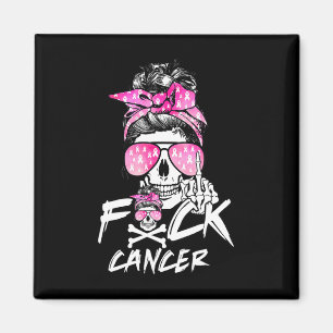 Aimant Fck Cancer du sein femmes guerrière rose Ruban Mes