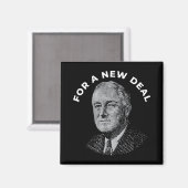 Aimant Fdr President Franklin Roosevelt New (Recto/Verso)