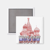 Aimant Fédération de Russie de Moscou (Recto/Verso)