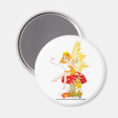 Aimant Fée automnale (Recto/Verso)