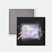 Aimant Fée avec Unicorn D2 Designs (Recto/Verso)
