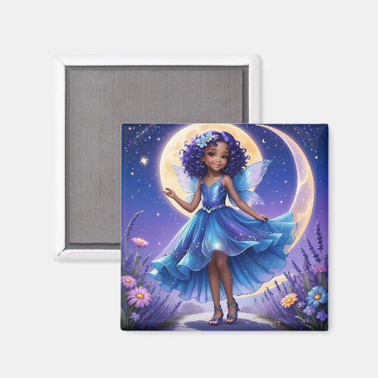 Aimant Fée - Bleu (Recto/Verso)