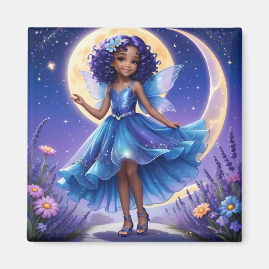 Aimant Fée - Bleu (Devant)