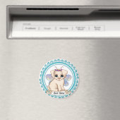 Aimant Fée Chien Chiot   (In Situ (Lave-vaisselle))