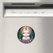 Aimant "Fée Crocus d'automne" (In Situ (Lave-vaisselle))