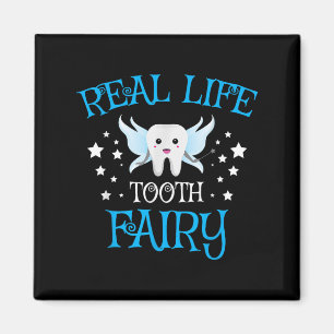 Aimant Fée des dents Graphisme mignon Dental Hygienist Gr