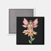 Aimant Fée des Fleurs (Recto/Verso)