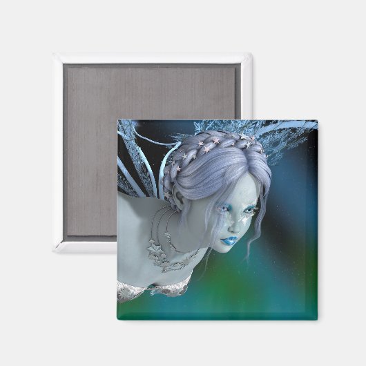 Aimant Fée d'hiver (Recto/Verso)