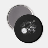 Aimant Feelin Plucky Banjo Bluegrass Country Music Cadeau (Recto/Verso)