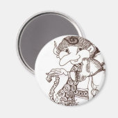 Aimant Féerie sombre Baba (Recto/Verso)