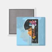 Aimant Féerie tropicale (Recto/Verso)