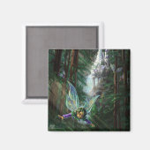 Aimant Fées de la forêt et château de la cascade (Recto/Verso)
