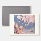 Aimant Fées des Nuages Créant des Nuages (Recto/Verso)