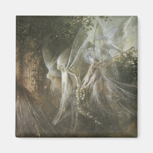 Aimant Fées regardant par une voûte gothique, 1864