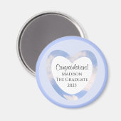 Aimant Félicitations à la Graduation Light Blue Sky (Recto/Verso)