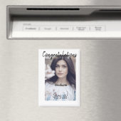 Aimant Félicitations classe d'ajouter le nom d'année scol (In Situ (Lave-vaisselle))