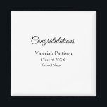 Aimant Félicitations diplômé ajouter le nom de l'école si<br><div class="desc">Conception</div>