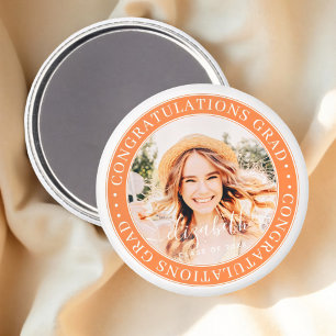 Aimant Félicitations Grad Modern Custom Photo