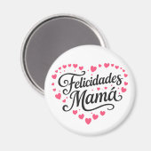 Aimant Felicitations Maman Joyeuse Fête des Mères Calligr (Recto/Verso)