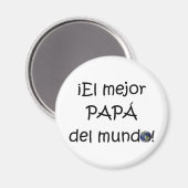Aimant ¡Feliz día del padre - para el mejor ! (Recto/Verso)