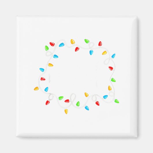 Aimant Feliz Navidad Spanish Mexican Christmas Xmas Light (Devant)