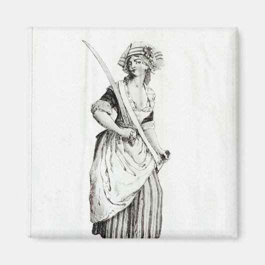 Aimant Female Sans-Culotte, 1792 (Devant)