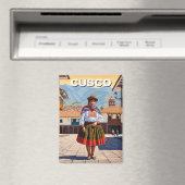 Aimant Femme à Cusco Pérou Voyage (In Situ (Lave-vaisselle))