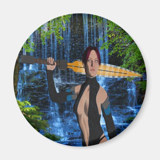 Aimant Femme amazonienne (Devant)