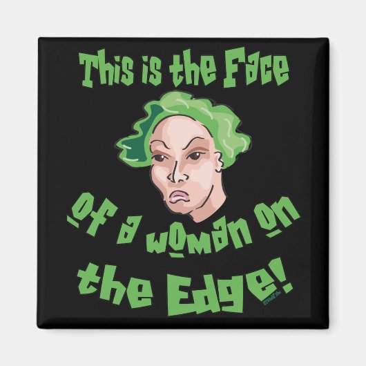 Aimant Femme au bord (Devant)