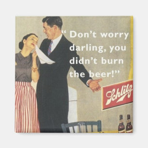 Aimant femme au foyer vintage