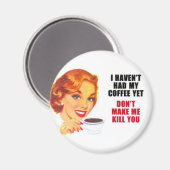 Aimant femme au foyer vintage (Recto/Verso)