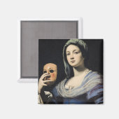 Aimant Femme au Masque 2 (Recto/Verso)