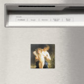 Aimant Femme avec Cupidon, Bouguereau (In Situ (Lave-vaisselle))