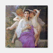 Aimant Femme avec Cupidon, Bouguereau (Devant)