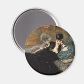 Aimant Femme avec fans (Recto/Verso)