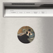 Aimant Femme avec fans (In Situ (Lave-vaisselle))