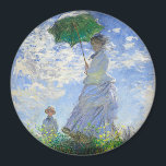 Aimant Femme avec Parasol, Madame Monet et Son Fils<br><div class="desc">Femme au parasol, Madame Monet et son fils par Claude Monet Vintage Fine Art</div>