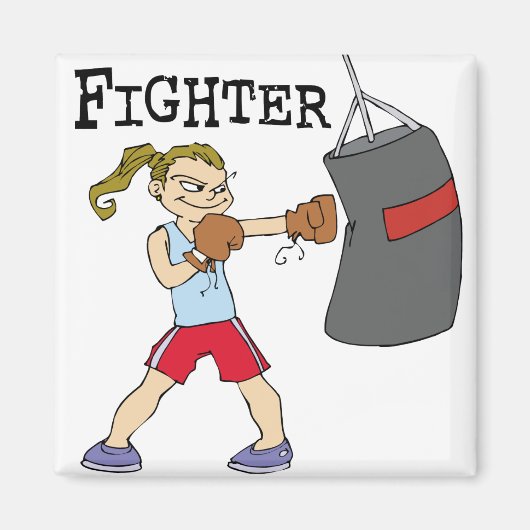 Aimant Femme Boxer (Devant)
